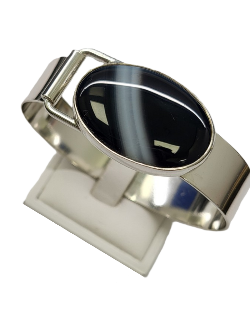 Occasions by Marleen Occasions by Marleen - Zilveren armband - Streepagaat