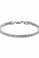 Zilveren armband - Gerhodineerd - Vossestaart - 4.0 mm - 19 cm