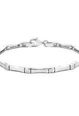Rosa di Luca Italy Zilveren armband - Gerhodineerd - Zirkonia - 19 cm