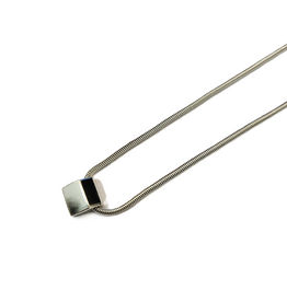 Occasions by Marleen Occasions by Marleen - Zilveren collier - Slang met hanger - 42 cm