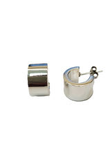 Occasions by Marleen Occasions by Marleen - Zilveren stekeroorringen - Glad