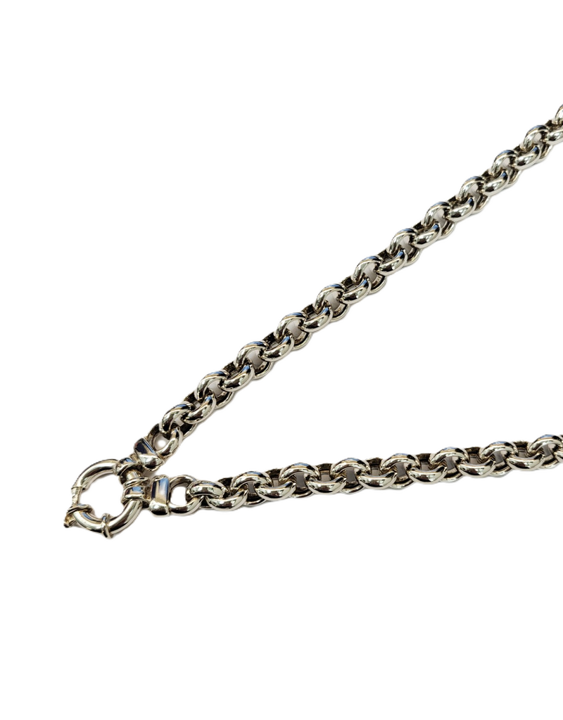 Occasions by Marleen Occasions by Marleen - Zilveren collier - Jasseron - 48.5 cm