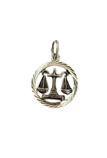 Occasions by Marleen Occasions by Marleen - Zilveren sterrenbeeld - Weegschaal in rand