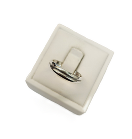 Occasions by Marleen Occasions by Marleen - Zilveren ring - Bewerkt- Maat 17.5 ??