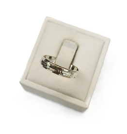 Occasions by Marleen Occasions by Marleen - Zilveren ring - Bewerkt - Maat 18+