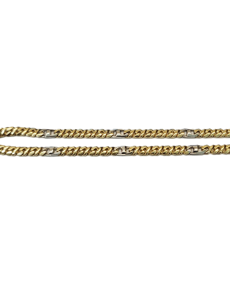 Occasions by Marleen Occasions by Marleen - 14 karaats - Gouden collier - Bicolor - 45 cm