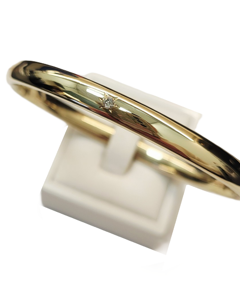 Occasions by Marleen Occasions by Marleen - 14 karaats - Gouden bangle - Dopsluiting