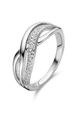 Rosa di Luca Italy Zilveren ring - Gerhodineerd - Zirkonia - Maat 58