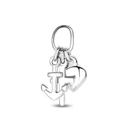 Zilveren hanger - Hoop geloof en liefde - Gerhodineerd