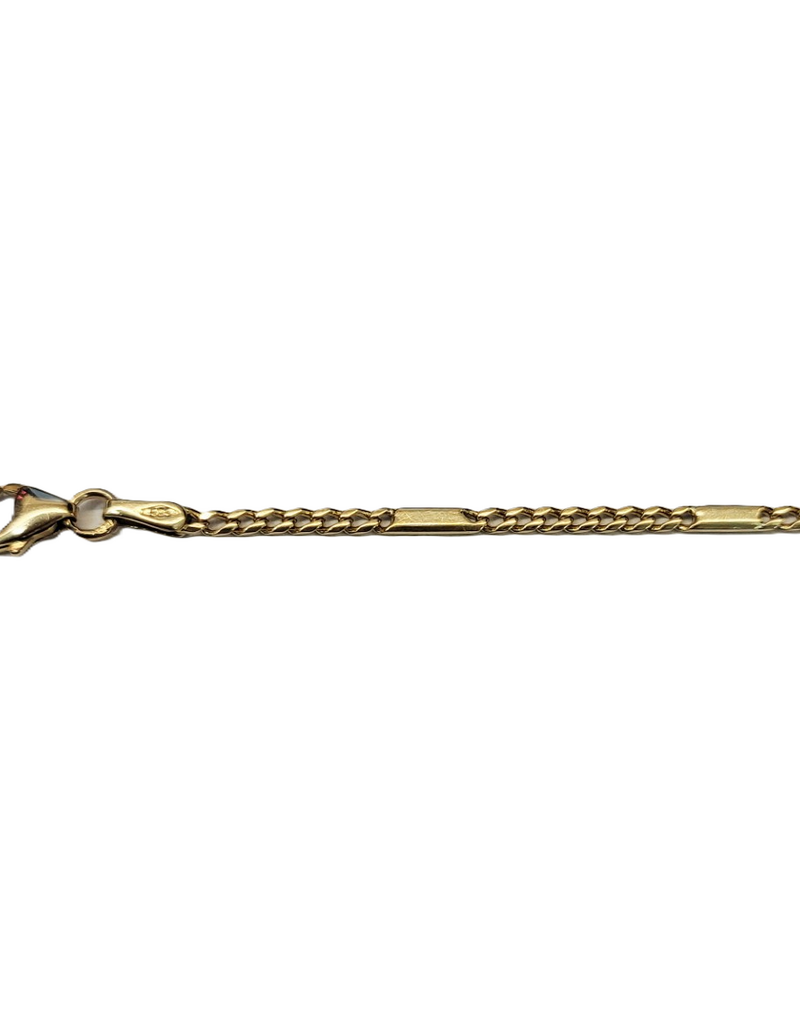 Occasions by Marleen Occasions by Marleen - 14 karaats - Gouden armband - Gourmet met plaatjes