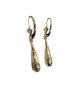 Occasions by Marleen - 14 karaats - Gouden oorhangers - Pegels