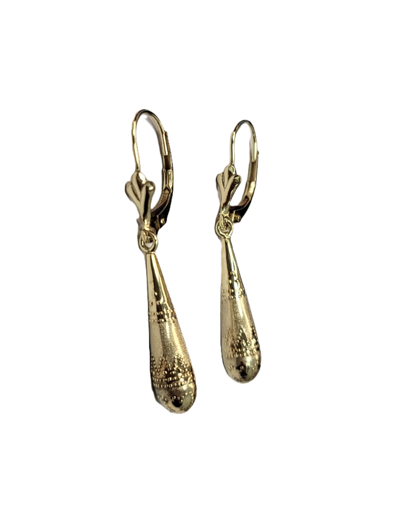 Occasions by Marleen - 14 karaats - Gouden oorhangers - Pegels