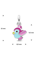 Zilveren hanger - Vogeltje