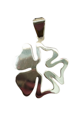 Occasions by Marleen Occasions by Marleen - Zilveren hanger - Klaver