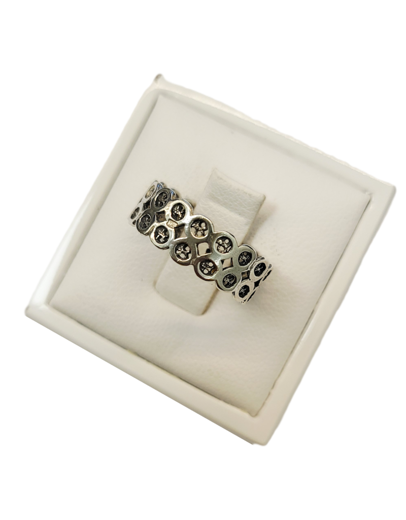Occasions by Marleen Occasions by Marleen - Zilveren ring - Opengewerkt - Maat 17