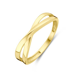 Gouden ring - 14 karaats - Maat 17.75