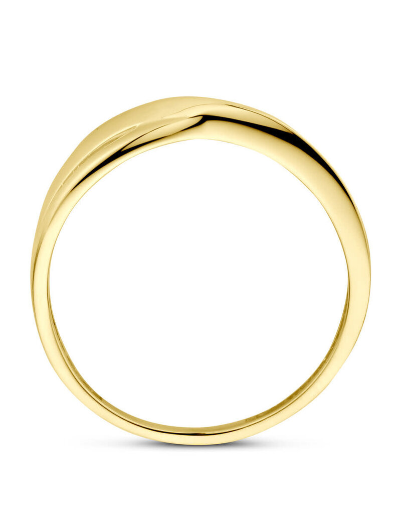 Gouden ring - 14 karaats - Maat 17.75