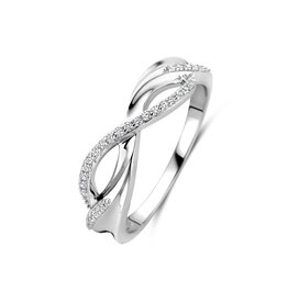 Rosa di Luca Italy Zilveren ring - Gerhodineerd - Zirkonia  - Maat 58