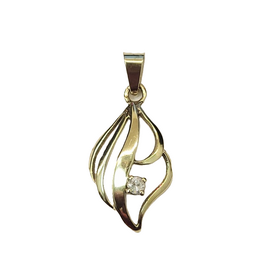 Occasions by Marleen Occasions by Marleen - 14 karaats - Gouden hanger - Fantasie - Zirkonia