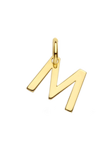 Occasions by Marleen Occasions by Marleen - 14 karaats - Gouden hanger - Letter M