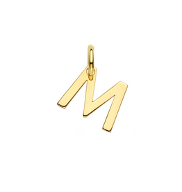Occasions by Marleen Occasions by Marleen - 14 karaats - Gouden hanger - Letter M