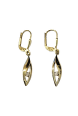 Occasions by Marleen Occasions by Marleen - 14 karaats - Gouden oorhangers - Bicolor - Zirkonia