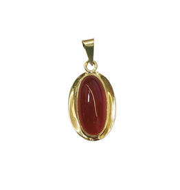 Occasions by Marleen Occasions by Marleen - 14 karaats - Gouden hanger - Carneool