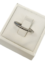 Occasions by Marleen Occasions by Marleen - Zilveren ring - Gedraaid - 16.5