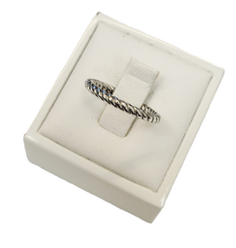 Occasions by Marleen Occasions by Marleen - Zilveren ring - Gedraaid - 16.5