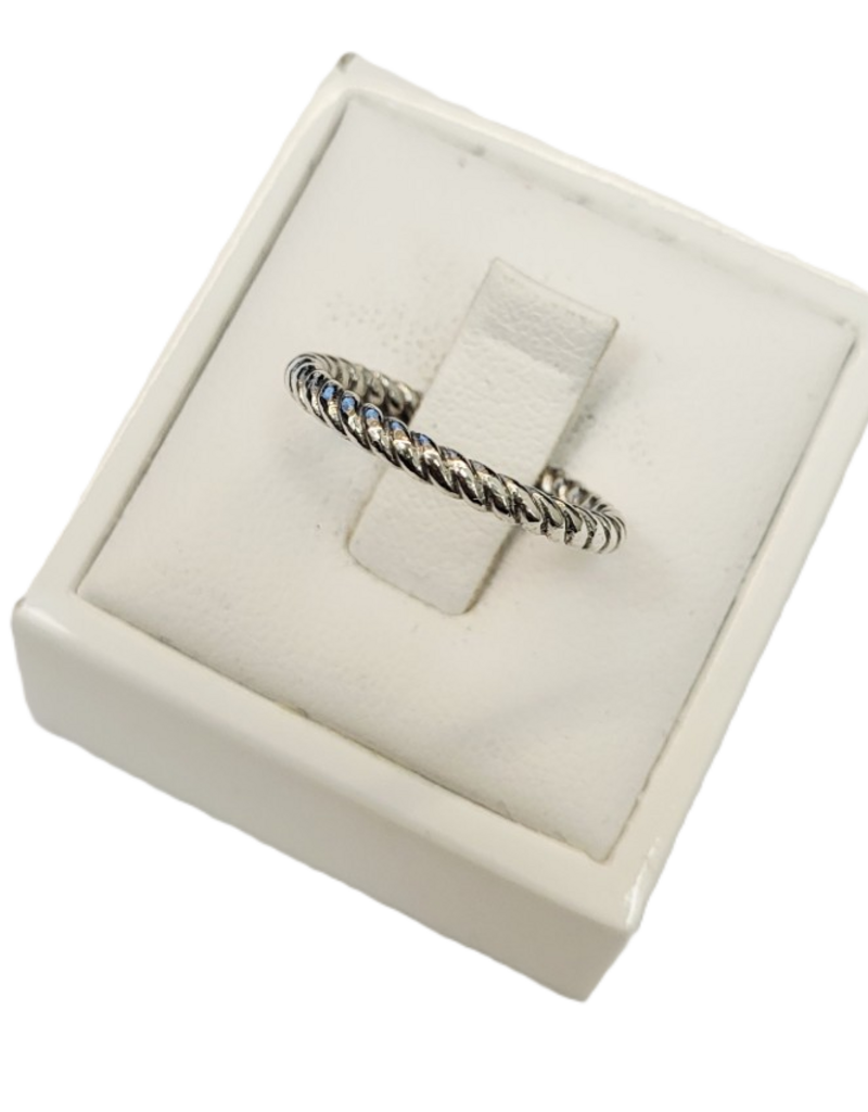 Occasions by Marleen Occasions by Marleen - Zilveren ring - Gedraaid - 16.5