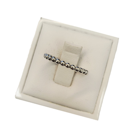 Occasions by Marleen Occasions by Marleen - Zilveren ring - Bolletjes - 16.5