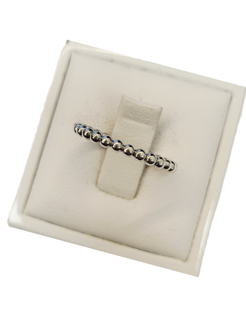 Occasions by Marleen Occasions by Marleen - Zilveren ring - Bolletjes - 16.5