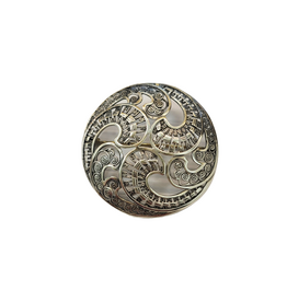 Occasions by Marleen Occasions by Marleen - Zilveren broche - Fantasie - Opengewerkt