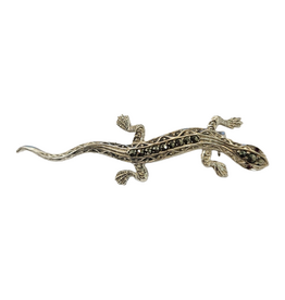 Occasions by Marleen Occasions by Marleen - Zilveren broche - Markesiet - Hagedis