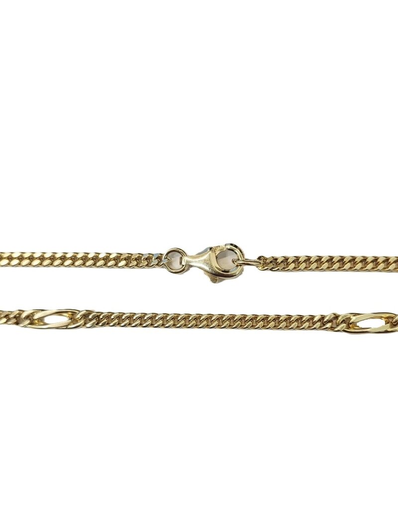 Occasions by Marleen Occasions by Marleen - 14 karaats - Gouden collier - Gourmet met 8 sierlusjes
