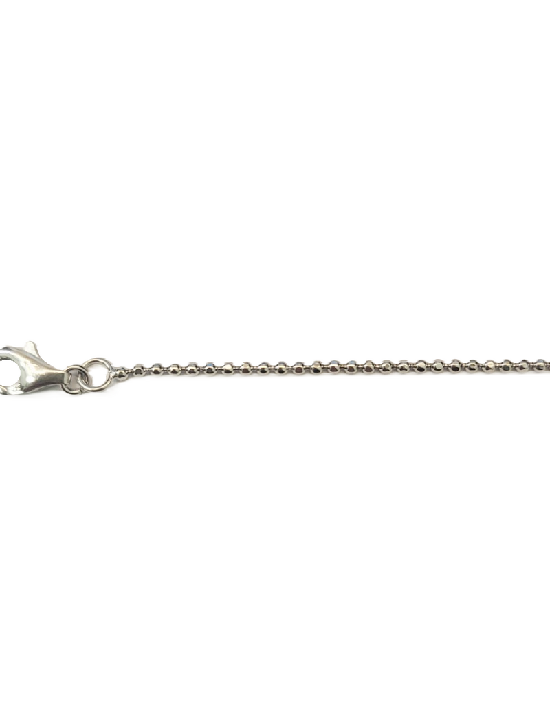 Occasions by Marleen Occasions by Marleen - Zilveren lengtecollier - Bolletjes ketting - 80 cm