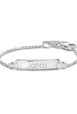 Zilveren naam armbandje - Venetiaans