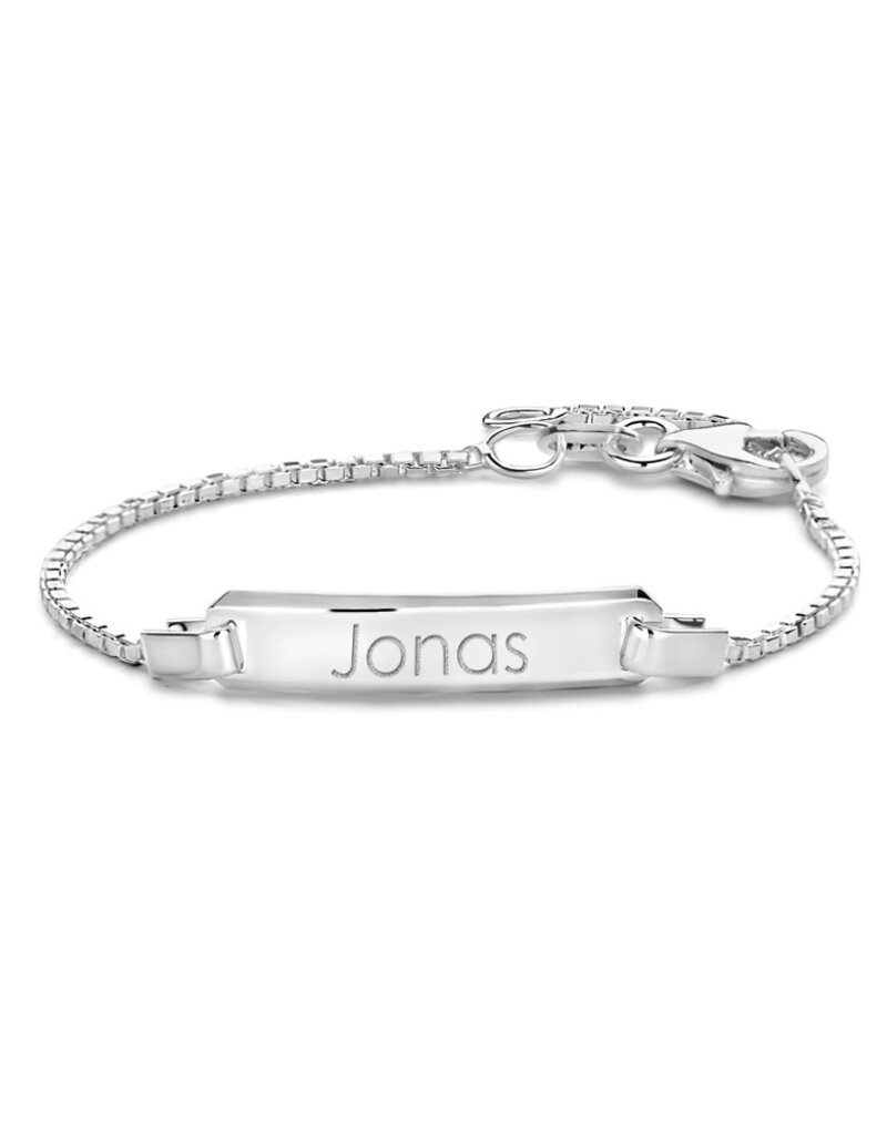 Zilveren naam armbandje - Venetiaans