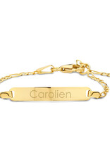 14 karaats - Gouden baby armband - Figaro