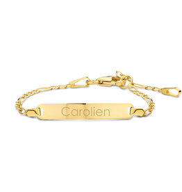 14 karaats - Gouden baby armband - Figaro