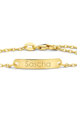 14 karaats - Gouden baby armband - Jasseron