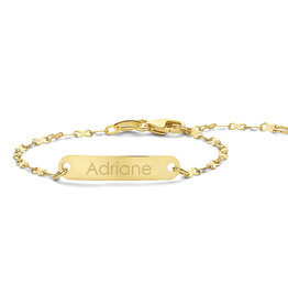 4 karaats - Gouden baby armband - Fantasie