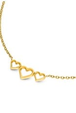Boccia Boccia - Titanium - Collier - Verguld - 42+5