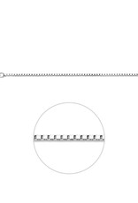 Zilveren lengtecollier - Venetiaans -1.4 mm