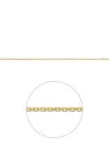 Gouden lengtecollier - Anker - 1 mm - 41/43/45 cm