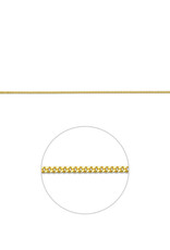 Gouden lengtecollier - 14 karaats - Gourmet - 1.2 mm - 41-43-45 cm