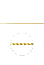 Gouden lengtecollier - 14 karaats - Gourmet - 1.1 mm - 41/43 /45 cm