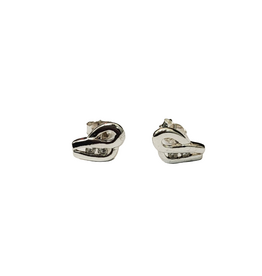 Occasions by Marleen Occasions by Marleen - Zilveren oorknoppen - Zirkonia