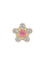 Studex Studex schietknopjes - Verguld - Daisy Zirkonia Kristal - 7511-6410 (155)