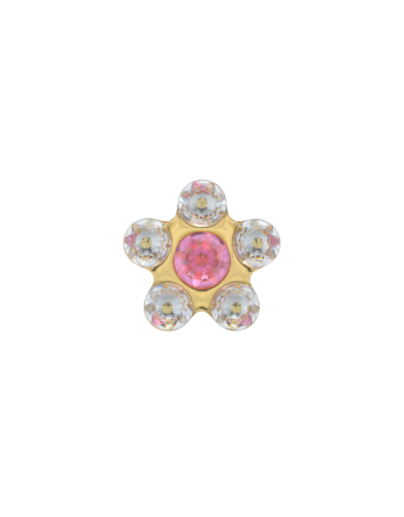Studex Studex schietknopjes - Verguld - Daisy Zirkonia Kristal - 7511-6410 (155)